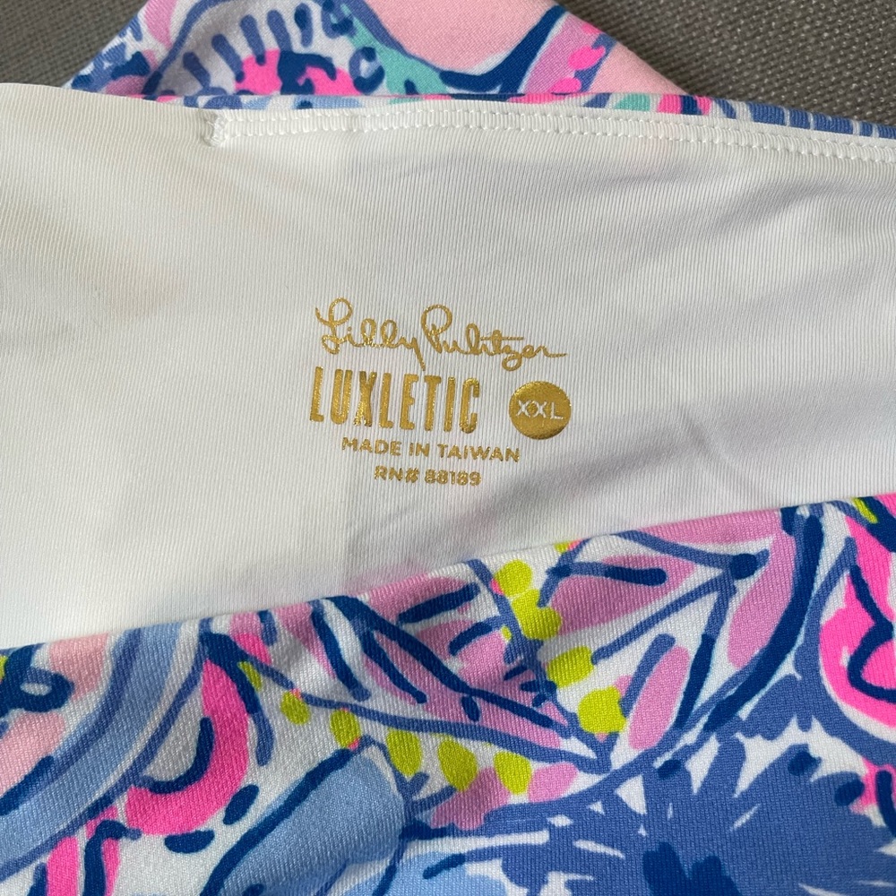 Lilly Pulitzer Luxletic leggings.